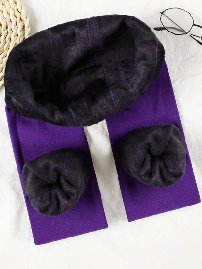 8 Colors S-XXL Winter Warm Leggings Women High Waist