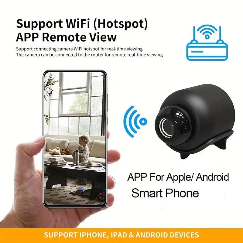 New X5Mini Night Vision 1080P Wireless Surveillance Camera
