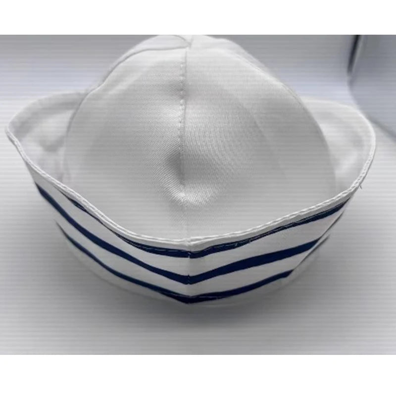 Adult Yacht Sailor Hat Navy Blue White Captain Cap Sail Cap