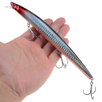 16 Colors 18cm 24g Minnow Fishing Lure Laser Crankbait