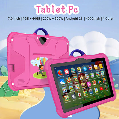 2025 New 7 Inch 5G WiFi Kids Tablets For Study Education