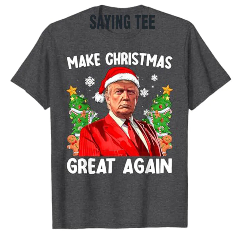 Make Christmas Great Again Funny Santa MAGA Men