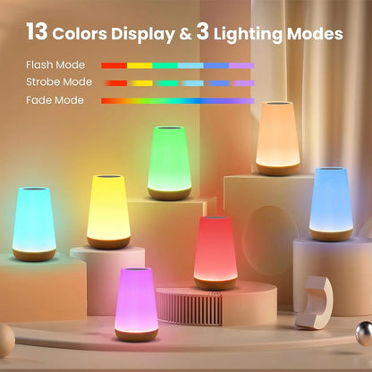 13 Color Changing Night Light Remote Control Touch