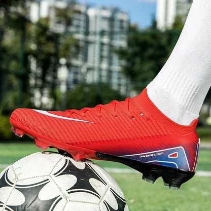 New Men Soccer Shoes Training Boys Outdoor Sport Football Boots Adult