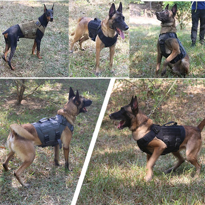 Tactical Military Vest Pet German Shepherd Golden Retriever