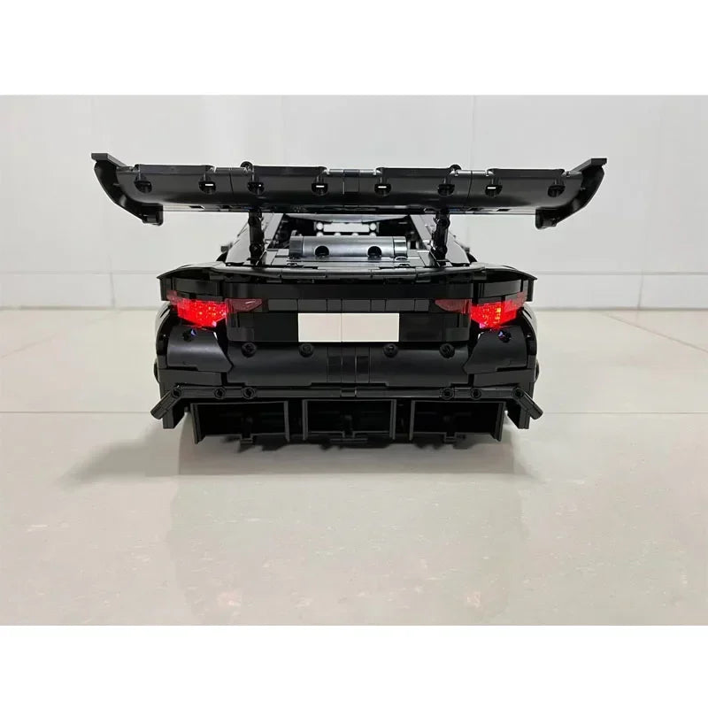MOC-161785 Black M4 GT3 Super Sports Car Racing Block