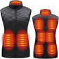 Women 9-zone dual switch Heating Vest Autumn and Winter Cotton