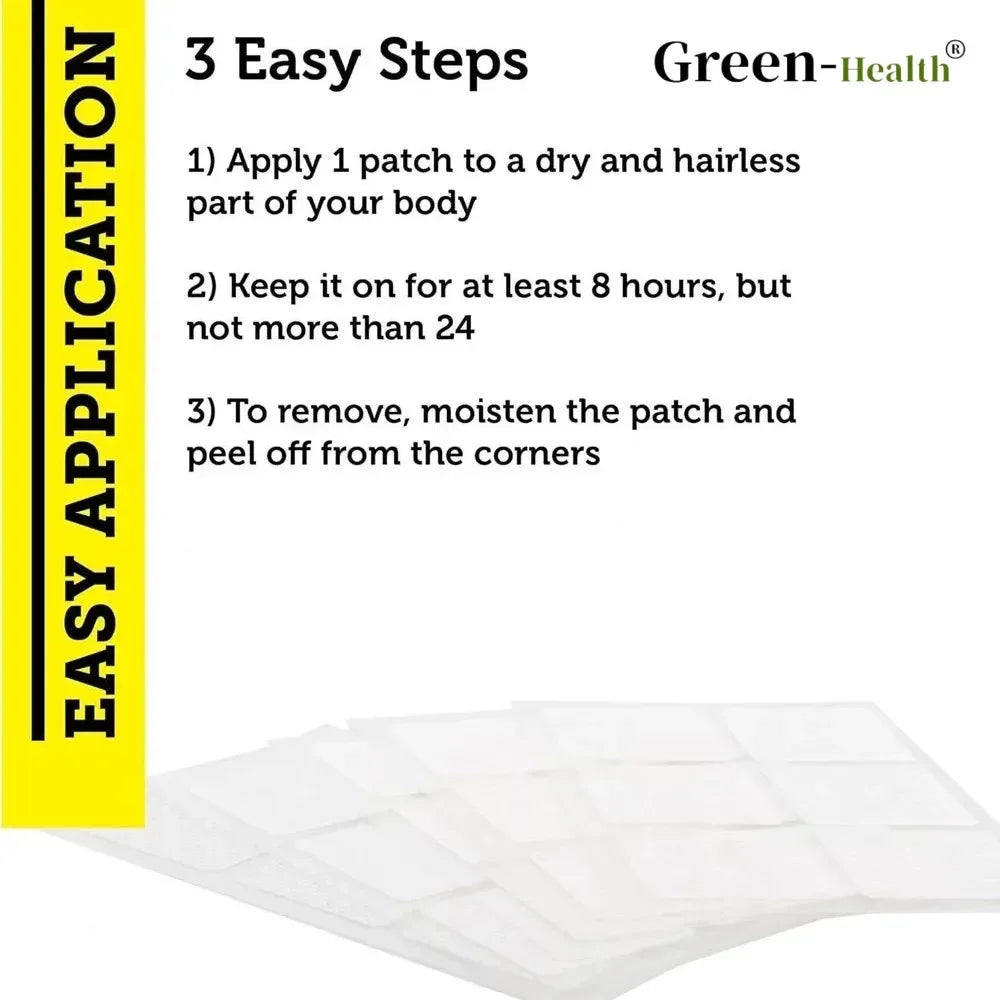 Creatine Monohydrate Transdermal Patches for Muscle Growth,