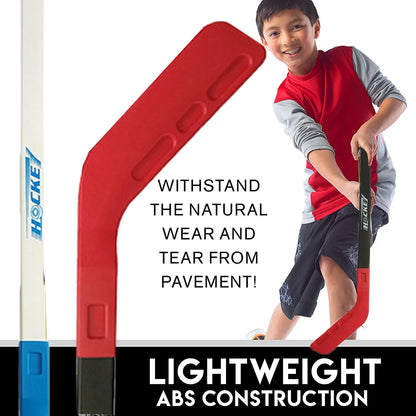 One Set Ice Hockey Clubs And Ball For Kids