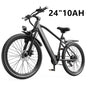 Adults Electric Bicycle, 26" 24" Electric Mountain Bike with 36V Battery Peak 500W Motor,21 Speed Ebike Electric Bike for Adults