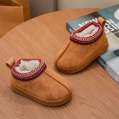 2025 New Fashion Children's Ankle Boots Soft Winter Causal Girls
