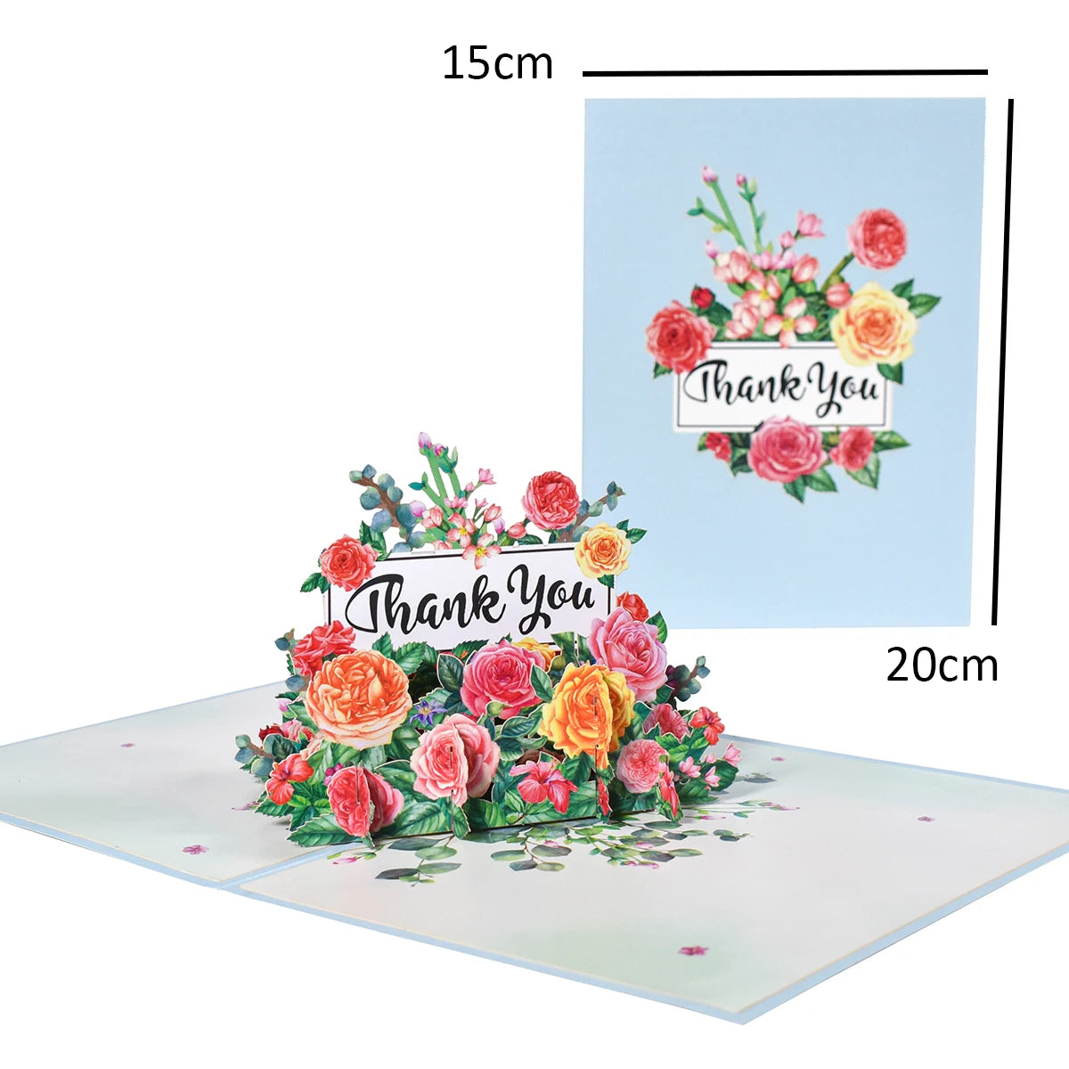Thanksgiving Day Gift Card 3D Pop Up Give Thanks