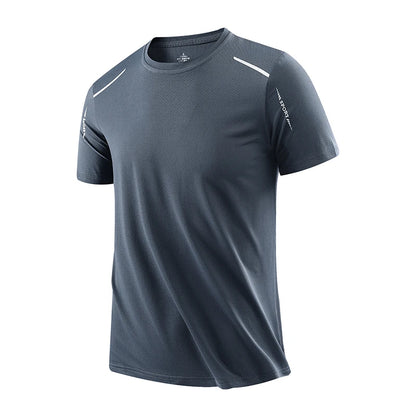 CHRLCK Men's Running Quick Drying T-shirts Breathable