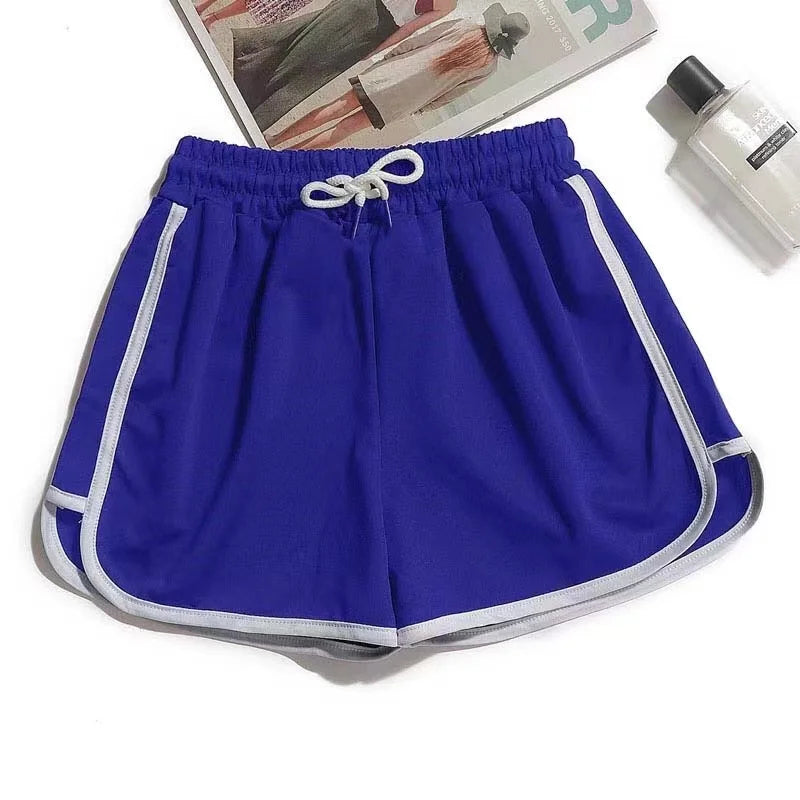 Women yoga Shorts Summer outer wear mid-waist casual