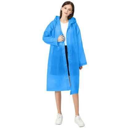 Reusable Adult Waterproof Raincoat Useful Portable Adult Poncho