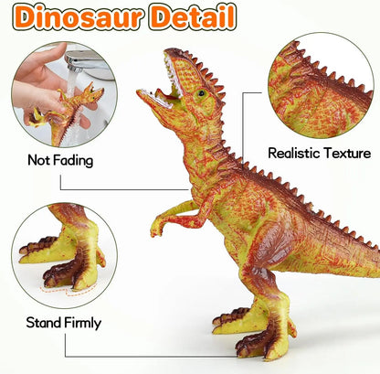 46 Pcs Dinosaur Toy, Dinosaur Figurines Includes Dino Aufbewahrungsbox,