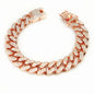 Luxury Cuban Link Cat Necklace Jewelry Rhinestone Collar Cat