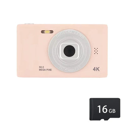 4K Digital Camera Travel Selfie Camara 50 Megapixels