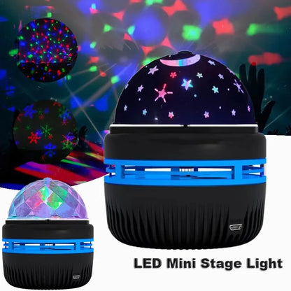 5V Star Galaxy Projector Night Light Sky Colorful Display