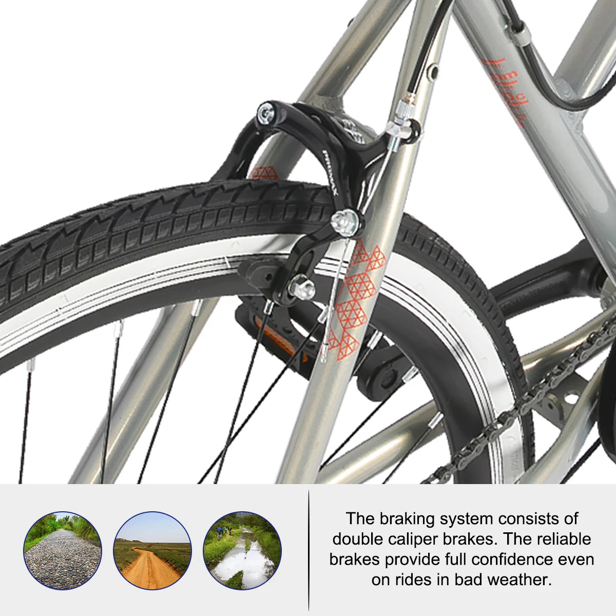 Hiland men's and women's hybrid bikes, Aluminum frame,