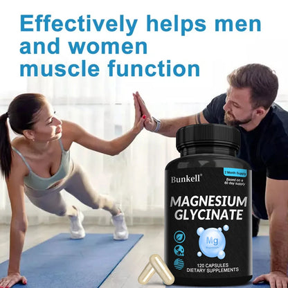 Magnesium Glycinate Supplement - High Strength for Muscle