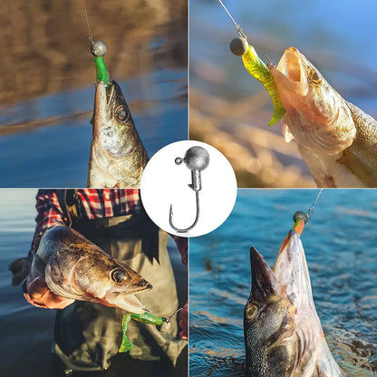 JYJ 1g  5g jig head hook for fishing tackle ,rig soft worm