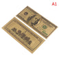 1Pc Gold Bill Banknote Colorful Commemorative Coin Foil $100