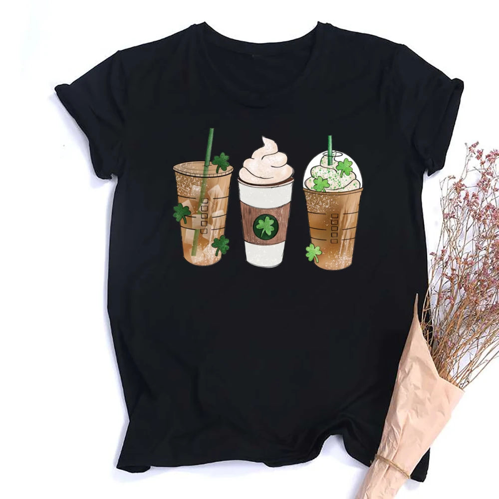 St. Patrick's Coffee Shirt Lucky Coffee Shirt St Patricks Day