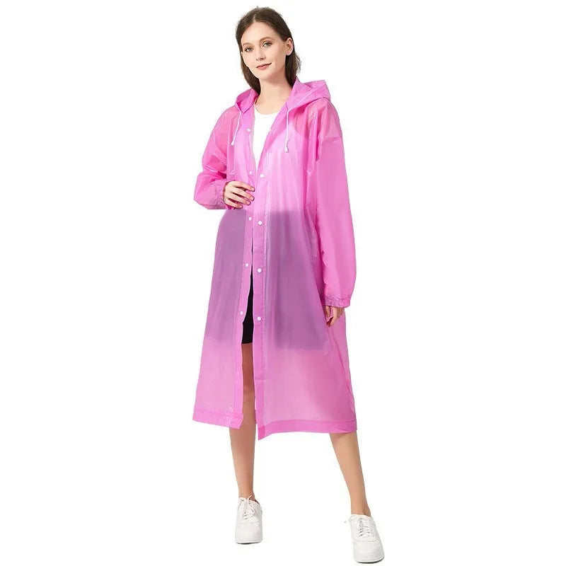 Reusable Adult Waterproof Raincoat Useful Portable Adult Poncho