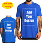 Custom T Shirt for Men Front Back Print