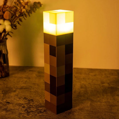 MC Game Brownstone Torch Lamp Figure 4Colors