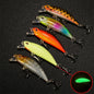 5 PCS Luure Kit Sinking Minnow Trout Artificial Bait Crank Bait Bass Hook