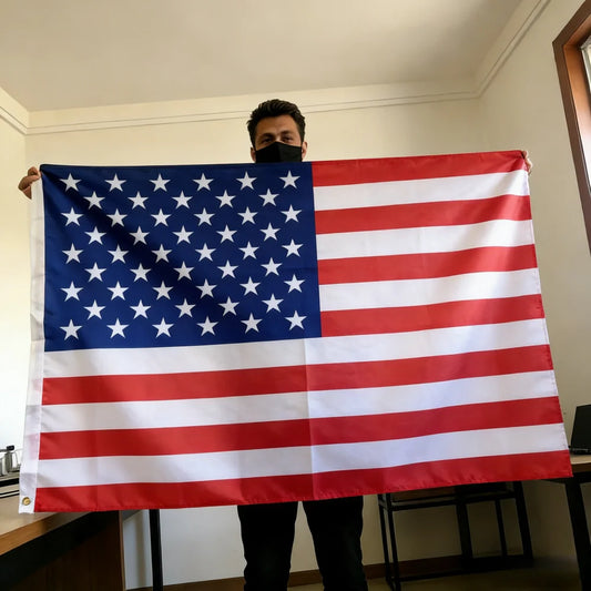 150x90cm US banner High Quality Double