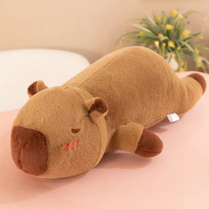 60cm-100cm Kawaii Cartoon Giant Strip Capybara Plush Doll
