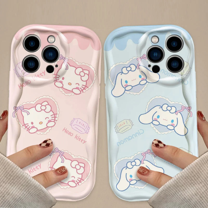 Hello Kitty Cinnamoroll Phone Case for IPhone 16 15 14 13 12 11