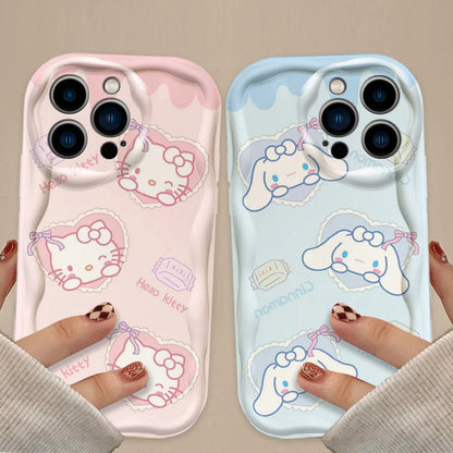 Hello Kitty Cinnamoroll Phone Case for IPhone 16 15 14 13 12 11