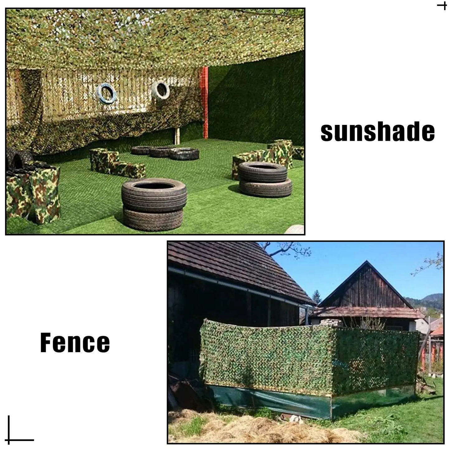 Camouflage Netting, Hunting Blind Camo Net, Sunshade Fence Nets, Lightweight, Bulk Roll, Mesh,Army Party Decorations,