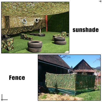 Camouflage Netting, Hunting Blind Camo Net, Sunshade Fence Nets, Lightweight, Bulk Roll, Mesh,Army Party Decorations,
