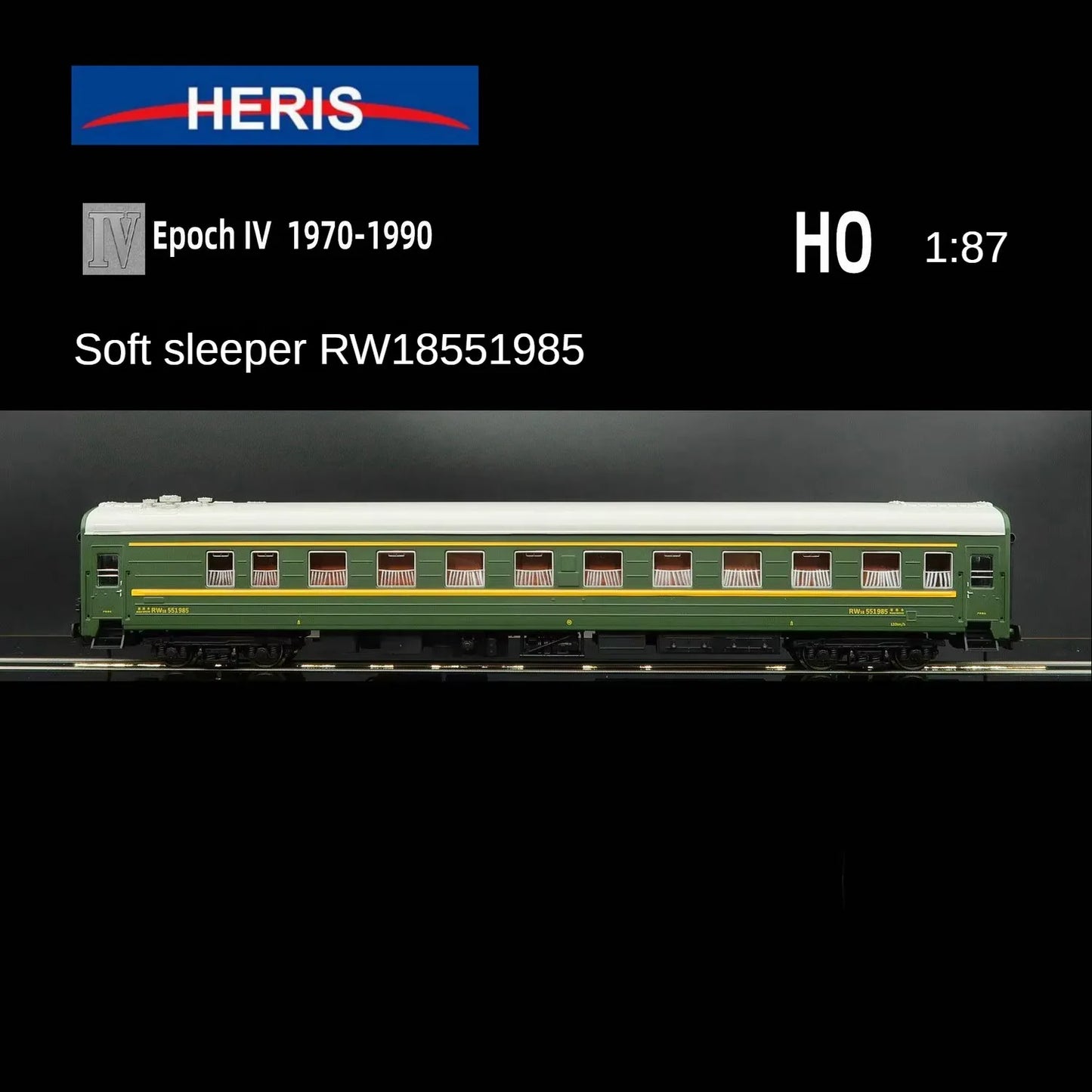 HERIS Train Model HO Type 1/87 17066 National Railway