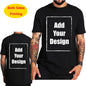 Custom T Shirt for Men Front Back Print
