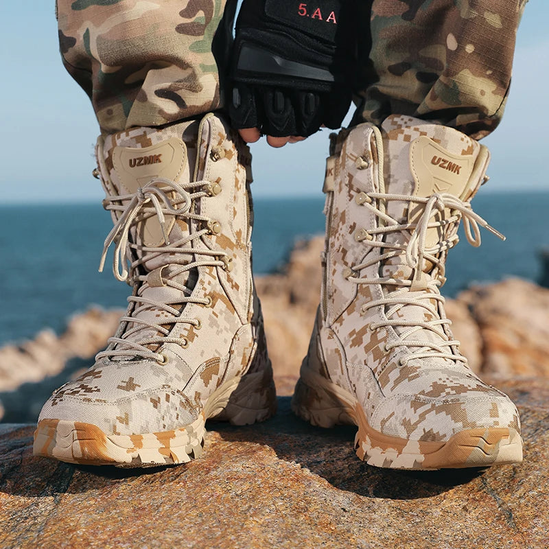 Hiking Shoes Men Boots Wear-resistant  Breathable