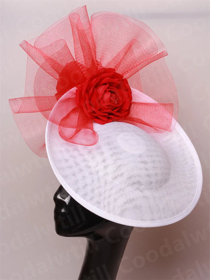 Chic Navy Fascinators Hat For Women Elegant Royal Ascot Millinery