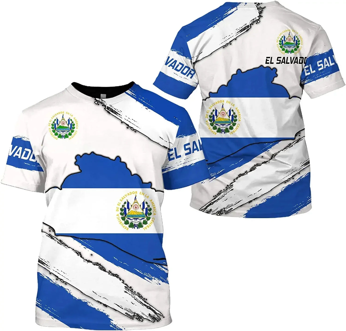 El Salvador Flag Football Jersey 3D Print