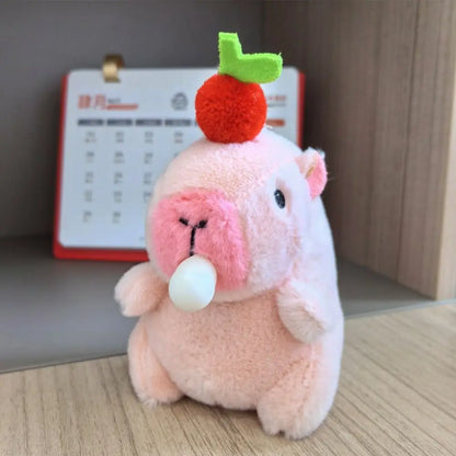 Cute Capybara Plush Toy Hoodie with Wings Simulation Doll