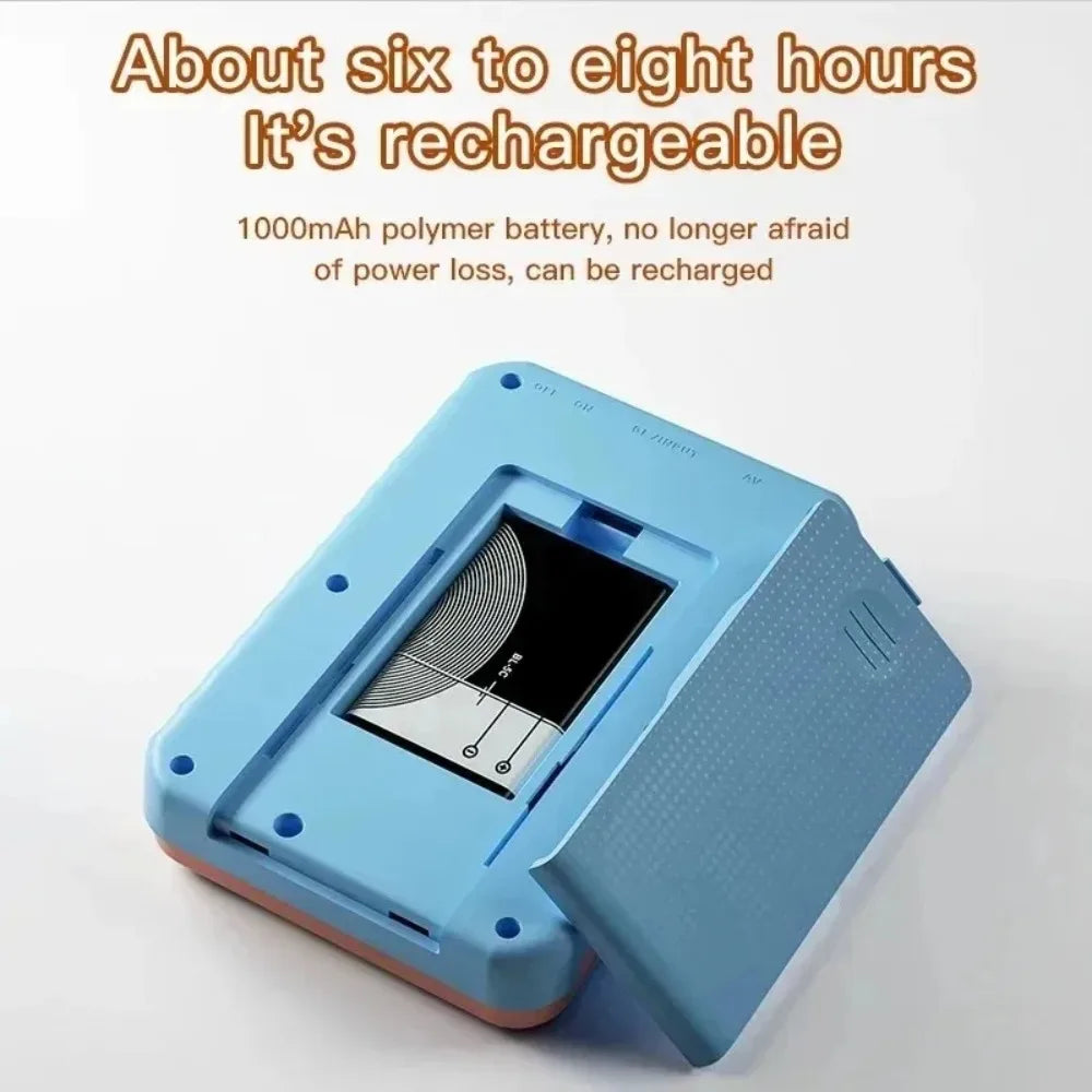 G5 Mini Retro Game Console – 500+ Classic Games, 3-Inch Display,