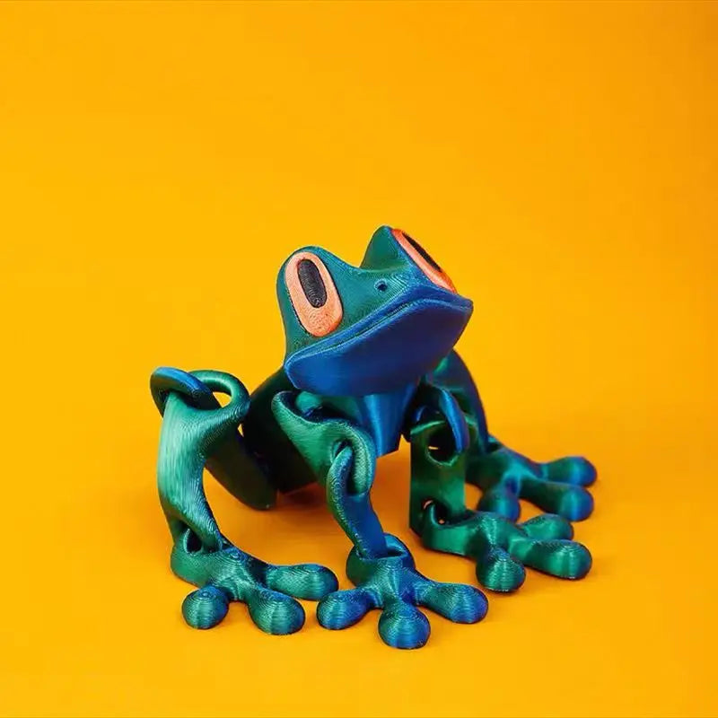 3D Printing Simulation Tree Frog Joint Movable Frog