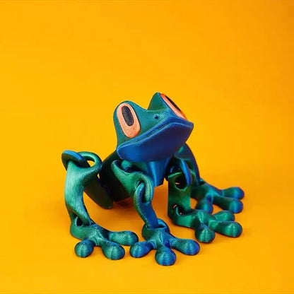 3D Printing Simulation Tree Frog Joint Movable Frog