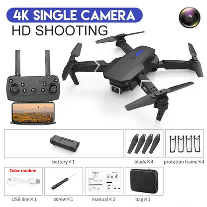 KDBFA 2024 New E88 Pro WIFI FPV Drone Wide Angle