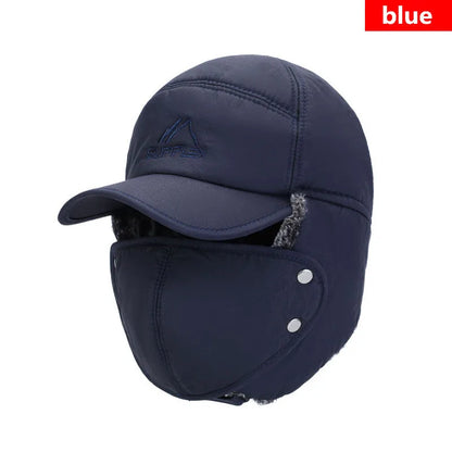 Winter Warm Thickened Artificial Fur Baseball Hat
