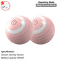 Dog Cat Interactive Ball Toy Automatic Rolling Ball Faux Tail